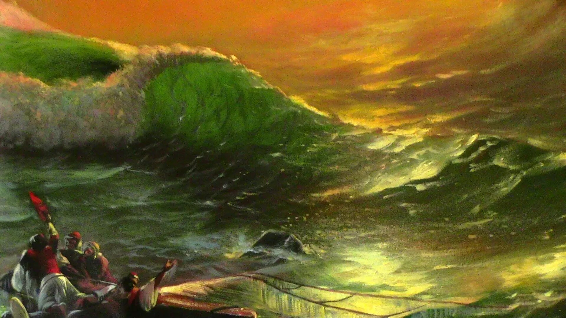 Картина айвазовского девятый вал фото высокого разрешения Aivazovsky The Ninth Wave Video Presentation