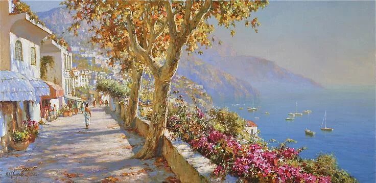 Картина маслом тарская ул 20 фото Painting, Country roads, Art