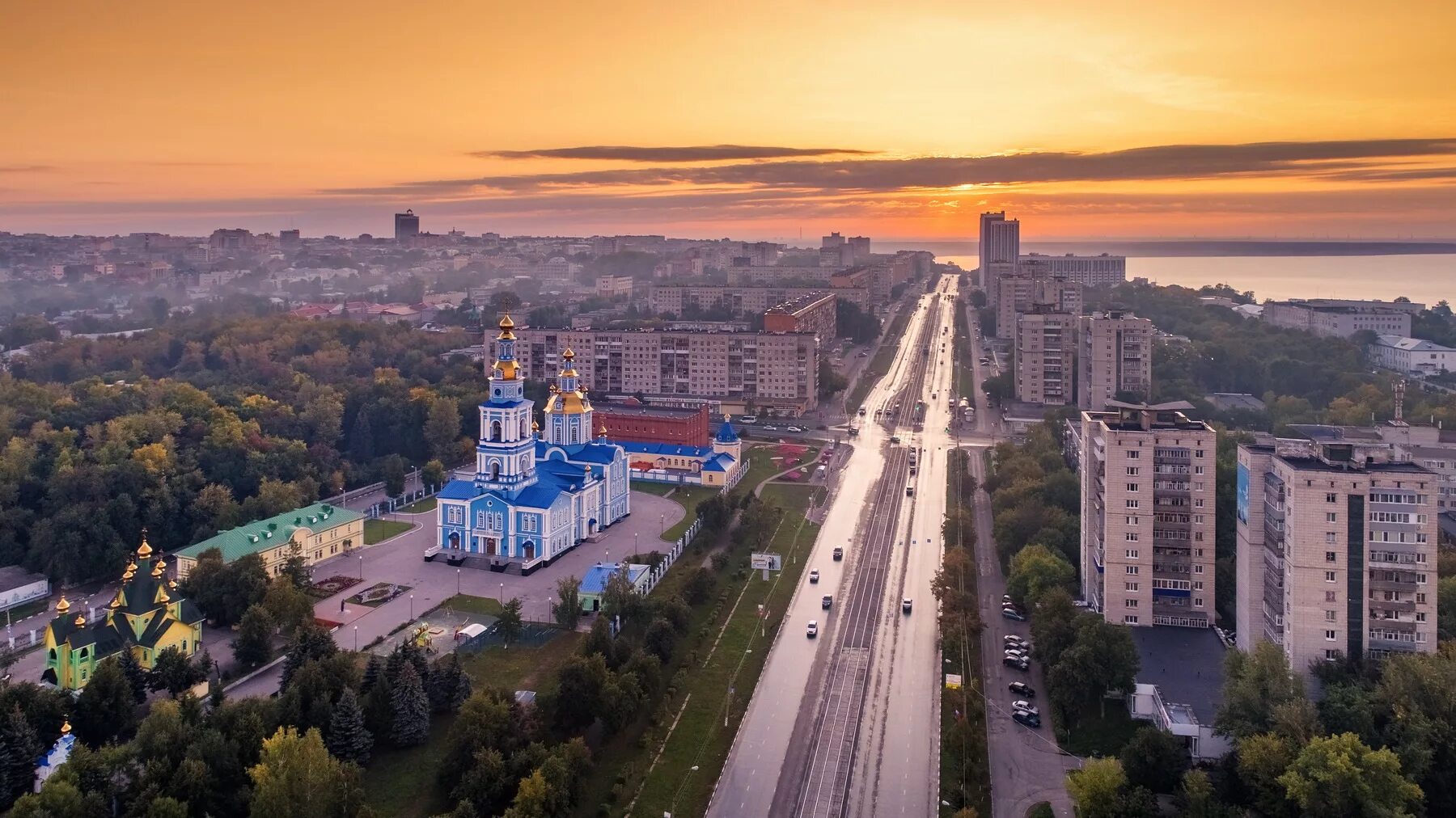 Картина по фото ульяновск Ульяновск с высоты. Сентябрь 2019. - Путешествия - Шняги.Нет - познавательно-раз