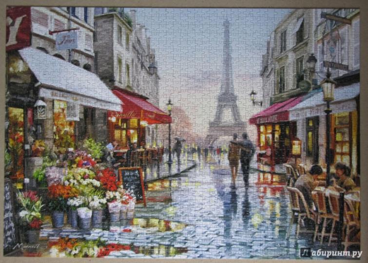 Картина по номерам загрузить фото "Puzzle-1500. Цветочный магазин" купить пазлы Flower Shop Лабиринт