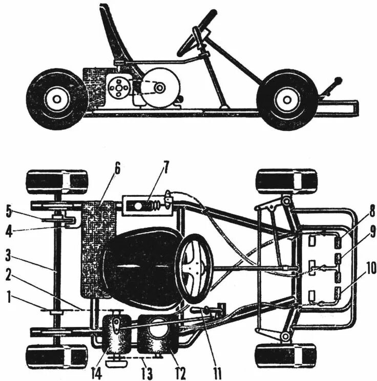 Картинг своими руками чертежи ЭЛЕКТРОКАРТИНГУ - БЫТЬ! МОДЕЛИСТ-КОНСТРУКТОР Картинг, Детские автомобили, Микроа