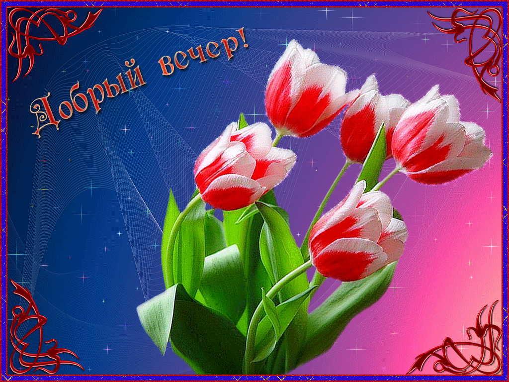 Картинка добрый весенний вечер женщине Пожелание добрый весенний вечер