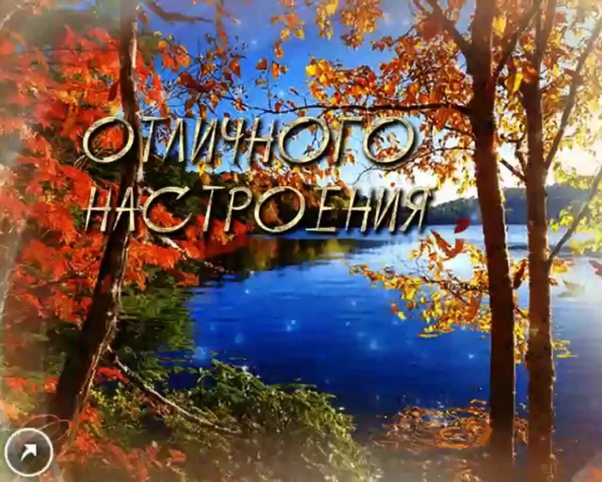 Картинка хорошего дня осень ранняя Postcards of autumn mood - a bright selection - Gorodprizrak