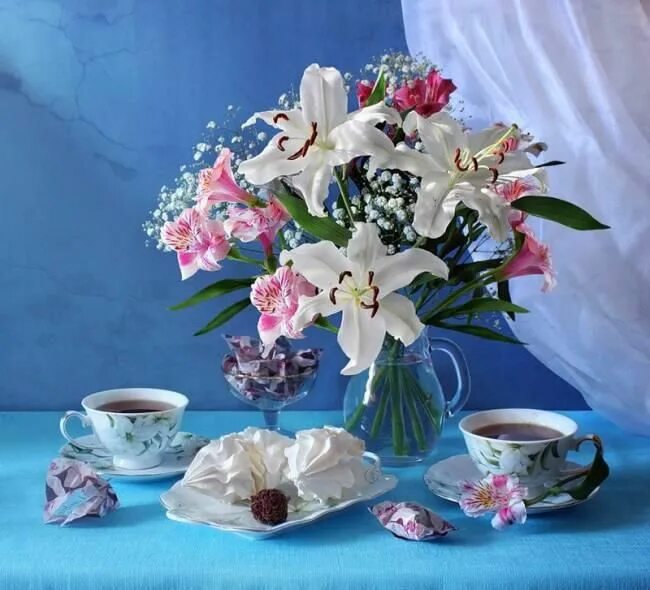 Картинка красивые букеты с добрым утром Flores Beautiful morning pictures, Good morning, Beautiful morning