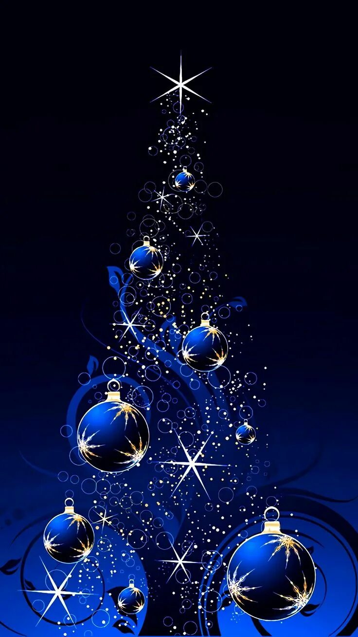 Картинка новый год 2024 на телефон Pin on Christmas Wallpaper Christmas tree wallpaper iphone, Blue christmas tree,