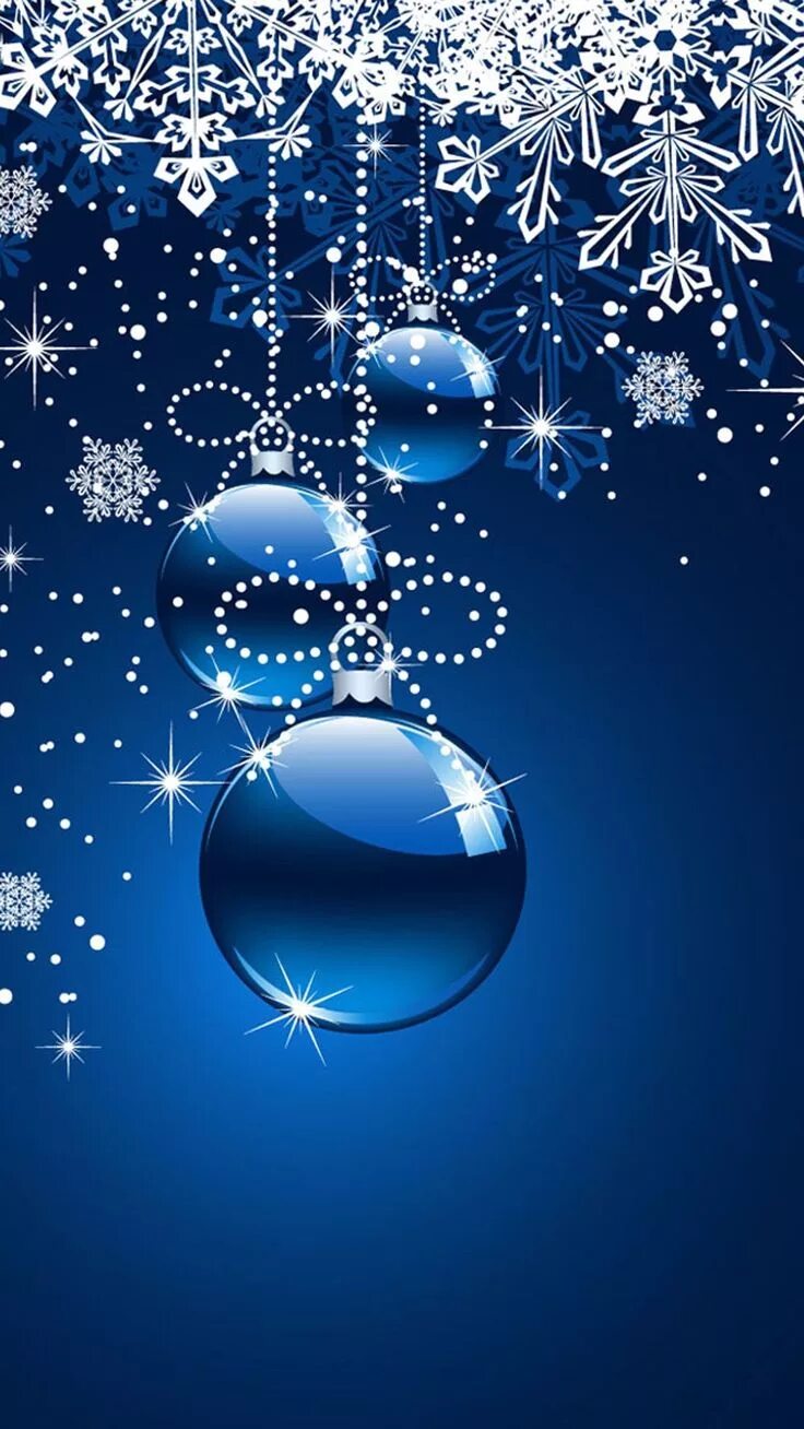 Картинка новый год 2024 на телефон Pin by Vin Van DeSign on Christmas Blue christmas ornaments, Merry christmas wal