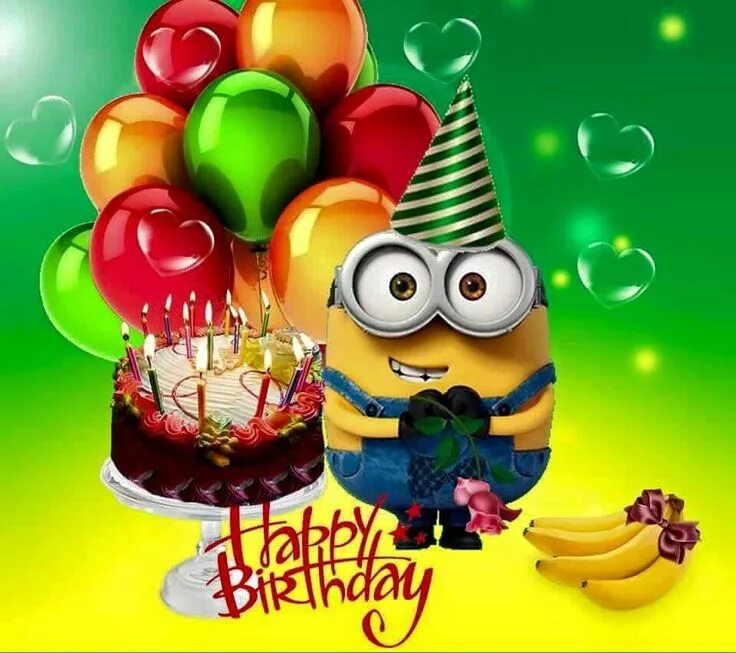 Картинка с днем рождения мальчику подростку прикольное Minion greetings Happy birthday minions, Minion birthday, Happy birthday picture