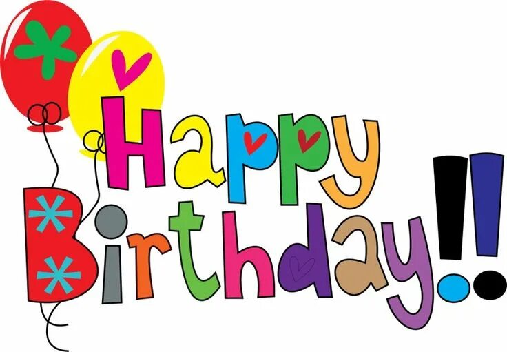 Картинка с днем рождения на английском Pin by ContdeTeresa on Feliz cumple Happy birthday clip, Happy birthday clip art