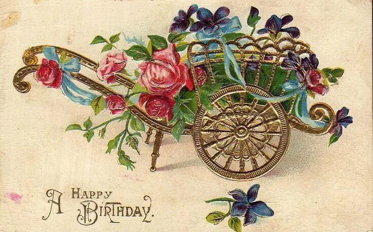 Картинка с днем рождения женщине ретро Free Vintage Birthday Card Designs Gratulation, Glückwünsche, Herzlichen glückwu