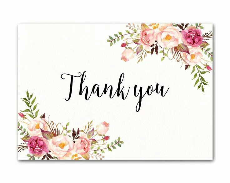 Картинка спасибо за свадьбу 40 Wedding Thank You Note Template Note card template, Thank you cards, Printabl