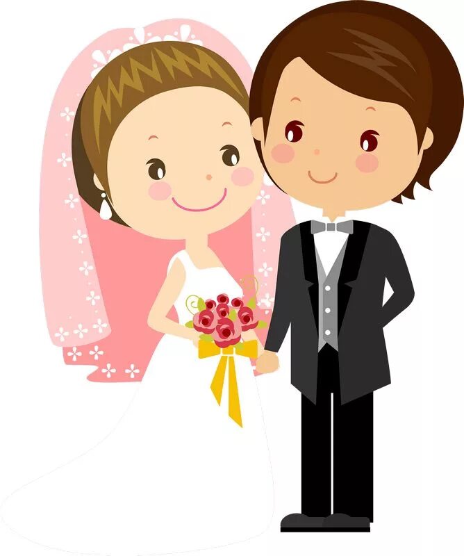 Картинка свадьба рисунок Наши услуги " Дуэт Шеремет Wedding couple pictures, Bride and groom cartoon, Wed