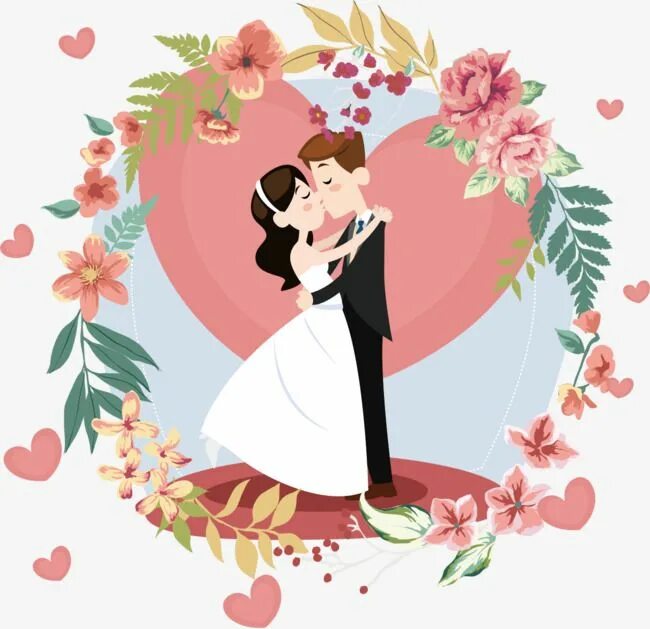 Картинка свадьба рисунок Wedding Decorations PNG Transparent, Wedding Decoration, Wedding, Lovers, Romant