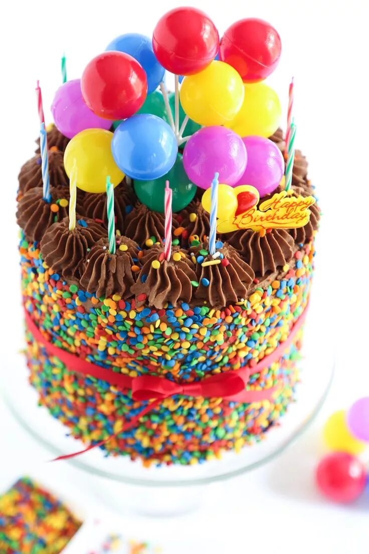 Картинка тортик с днем рождения The Birthday Cake! - Sprinkle Bakes Recipe Image birthday cake, Sprinkles birthd