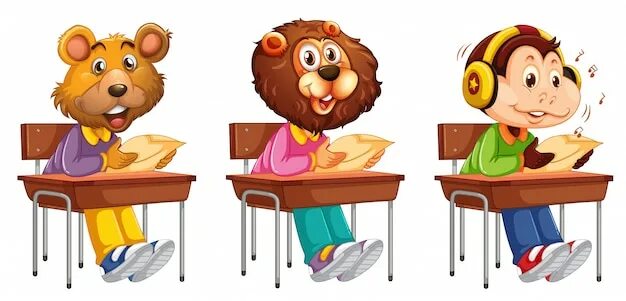 Картинка животное учится Page 51 Student Cartoon Study Images - Free Download on Freepik