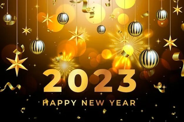 Картинки а4 новый год 2023 Celebrate the New Year with a Stunning Background