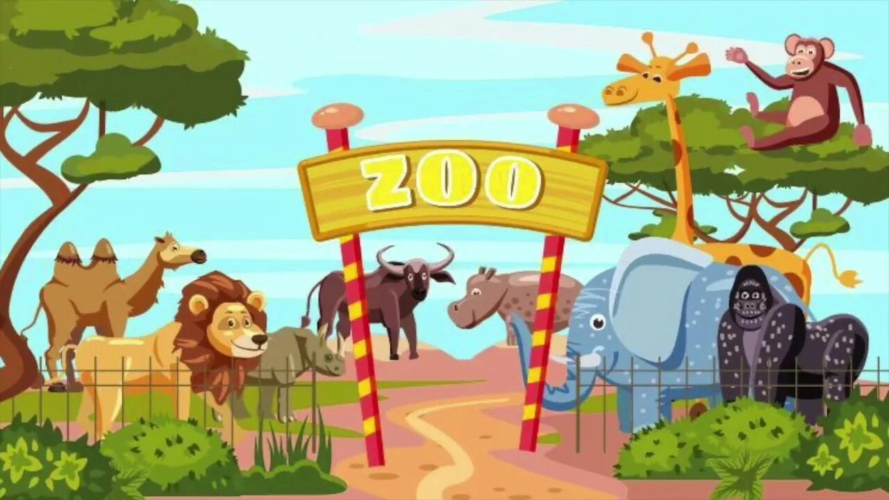 Картинки без животных Let's go to the Zoo with class 103! - YouTube