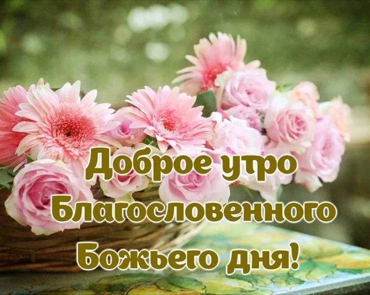 Картинки благословенного дня и хорошего настроения Благословенного дня! 80 открыток Good morning, Cards, Lei necklace