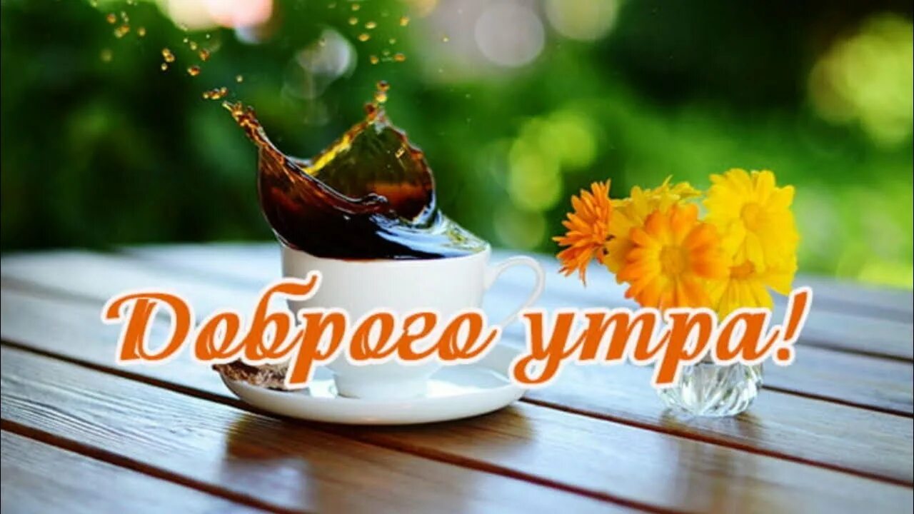 Картинки для ватсапа красивые доброе утро бесплатно С добрым утром! Прекрасного настроения! Музыкальная открытка. - YouTube