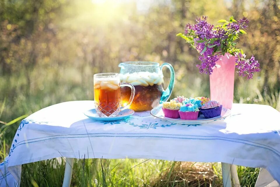 Картинки доброе утро лето Free Image on Pixabay - Iced Tea, Summer, Cupcakes Chá gelado, Bolos de copo, Ga