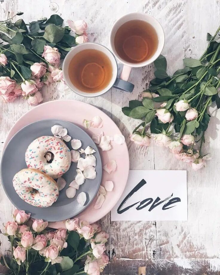 Картинки доброе утро новые стильные красивые необычные Pin em A-scene Chá das cinco, Fotos café da manhã, Foto de objetos