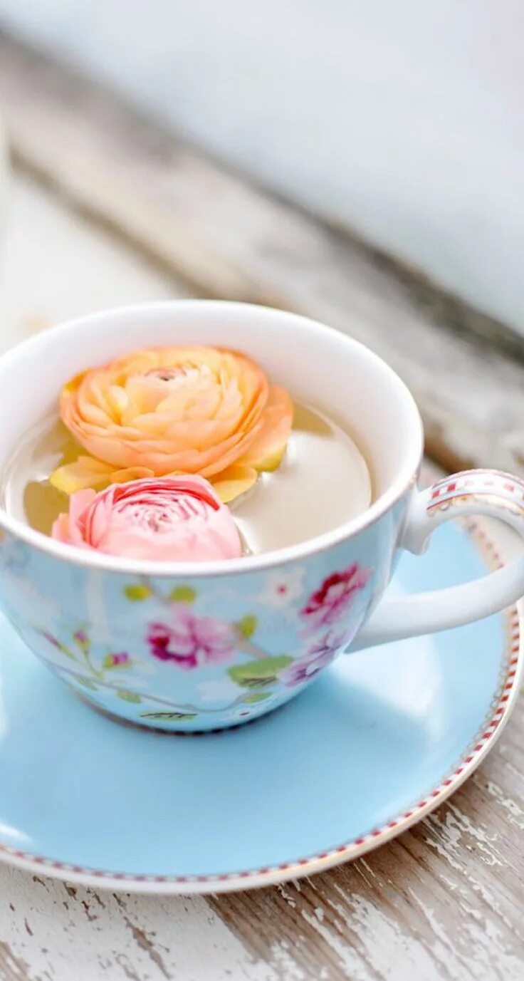 Картинки доброе утро с красивыми чашками Flower Tea Tea cups, Tea, Afternoon tea