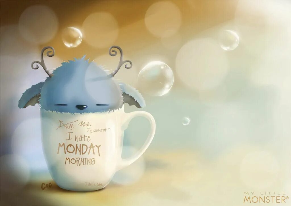 Картинки доброе утро самые необычные позитивные Monday morning cup by CookiesOChocola.deviantart.com on @DeviantArt Happy monday