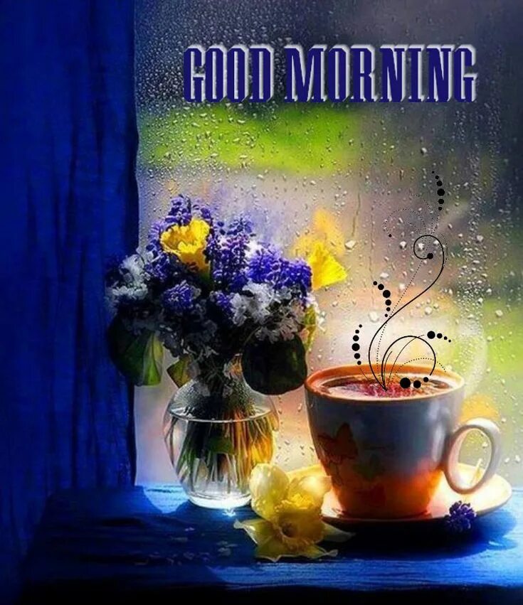Картинки добрый вечер дождь Pin by Johanna Vorster on ❀ Good Morning ❀ Christmas ringtones, Rain and coffee,