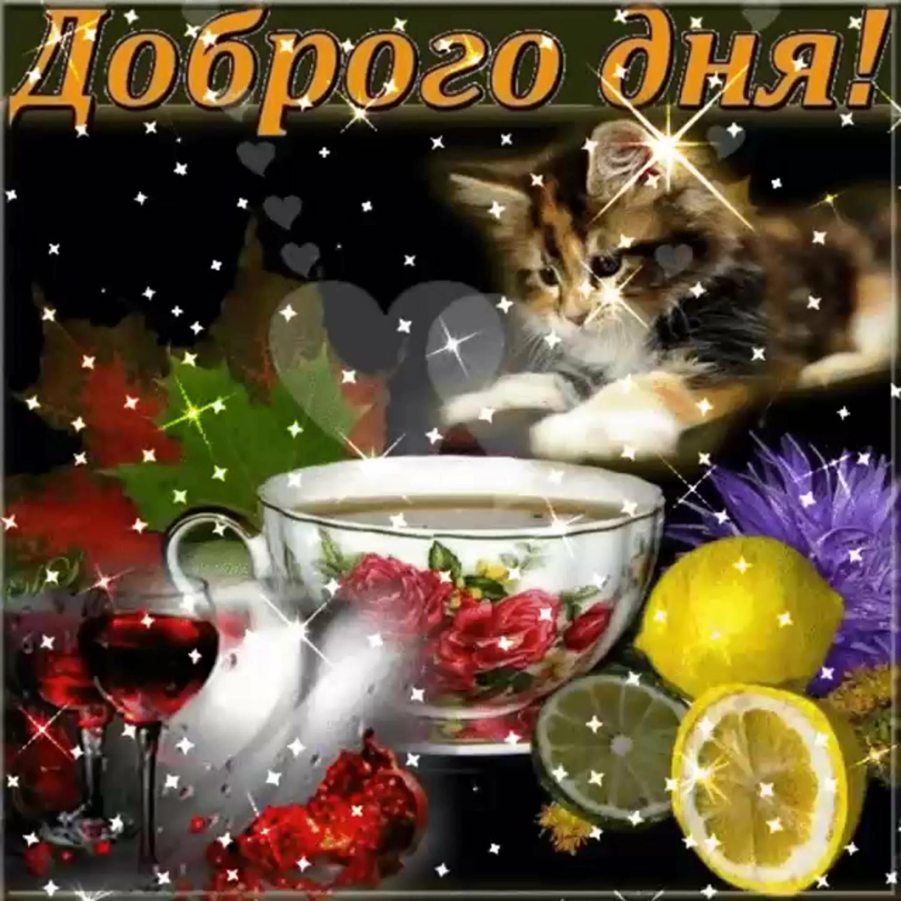 Картинки гифки хорошего дня скачать бесплатно Картинки день добрый 3д