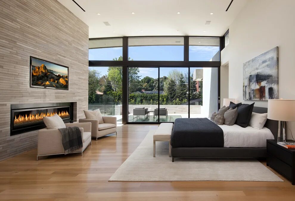 Картинки интерьера дома Brentwood - Современный - Спальня - Лос-Анджелес - от эксперта Corr Contemporary