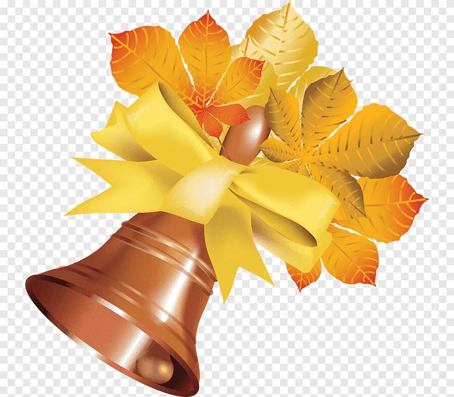 Картинки колокольчик с днем учителя Free download Euclidean Leaf, Creative bell, orange, creative Artwork png PNGEgg