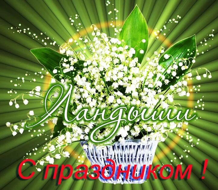 Картинки ландыши красивые с пожеланиями Ландышное поздравление (Ирина Склярова) / Проза.ру
