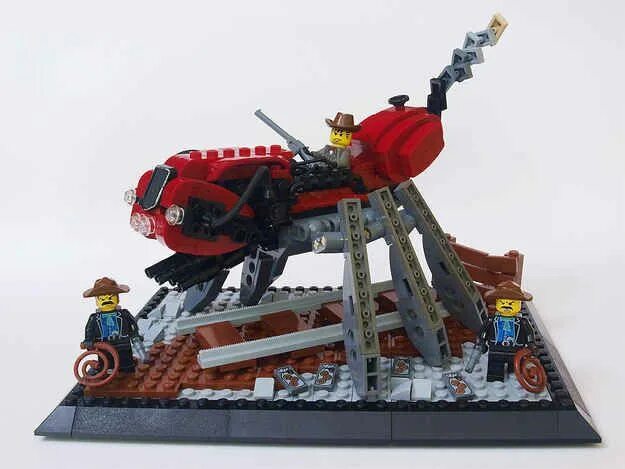 Картинки лего самоделки 23 Fantastical Steampunk LEGO Builds Designed From Scratch Steampunk lego, Lego,