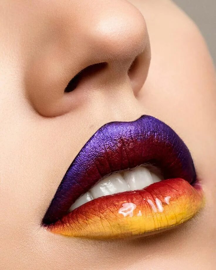 Картинки макияжа губ Макияж губ в #probeautylab школе макияжа Face and body, Lipstick, Body art