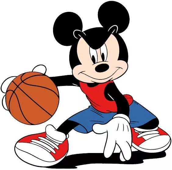 Картинки мульт спорт с микки маусом фото Mickey Mouse playing basketball. He's got great dribbling skills Mickey mouse pi