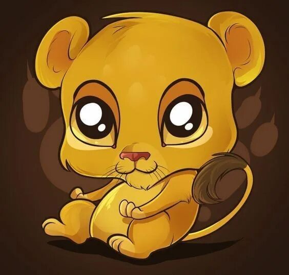 Картинки мультяшных животных Pin on telefono Cute lion, Cute drawings, Lion cartoon drawing