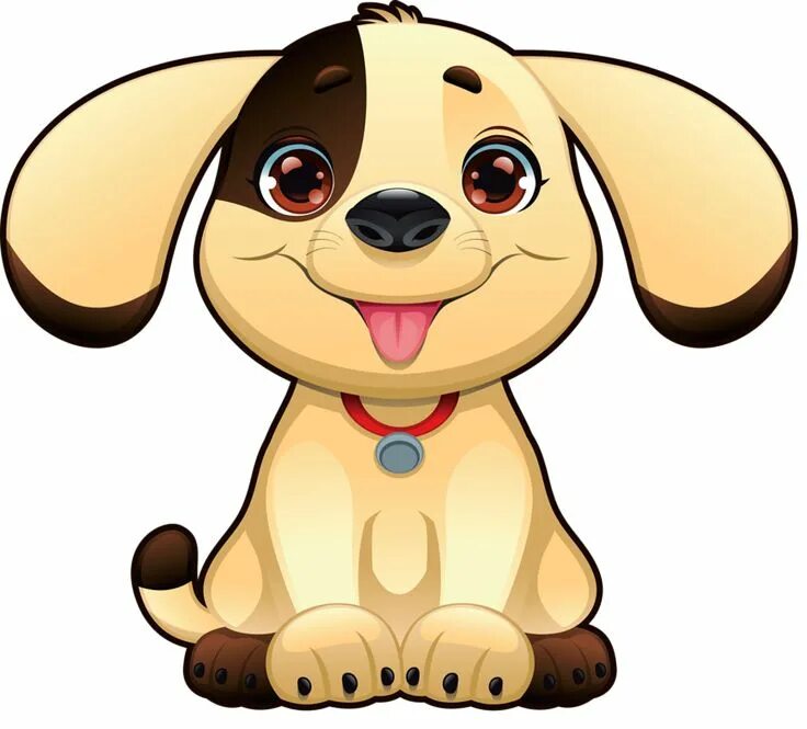 Картинки мультяшных животных Мультяшные, общий Puppy images, Cartoon animals, Animal clipart