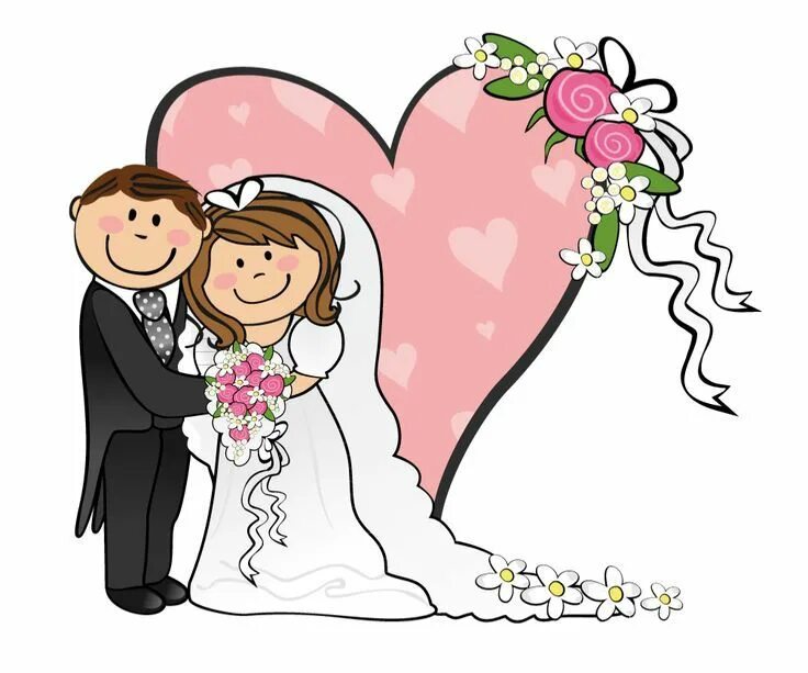 Картинки на годовщину свадьбы для печати Wedding Bride and groom cartoon, Funny bride, Cartoon wedding cakes