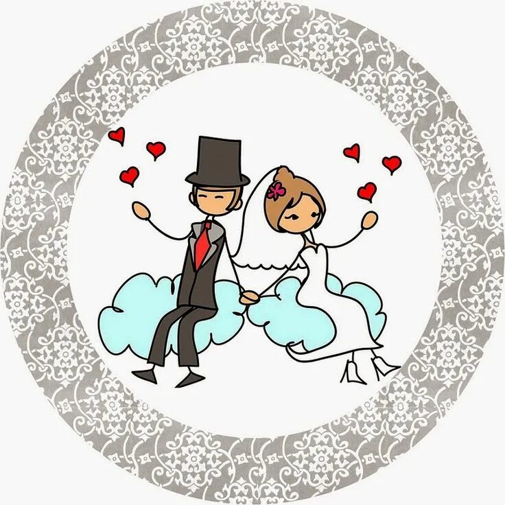 Картинки на годовщину свадьбы для печати Oh My Fiesta Wedding!: Wedding Couple Flying: Free Printable Candy Bar Labels. A