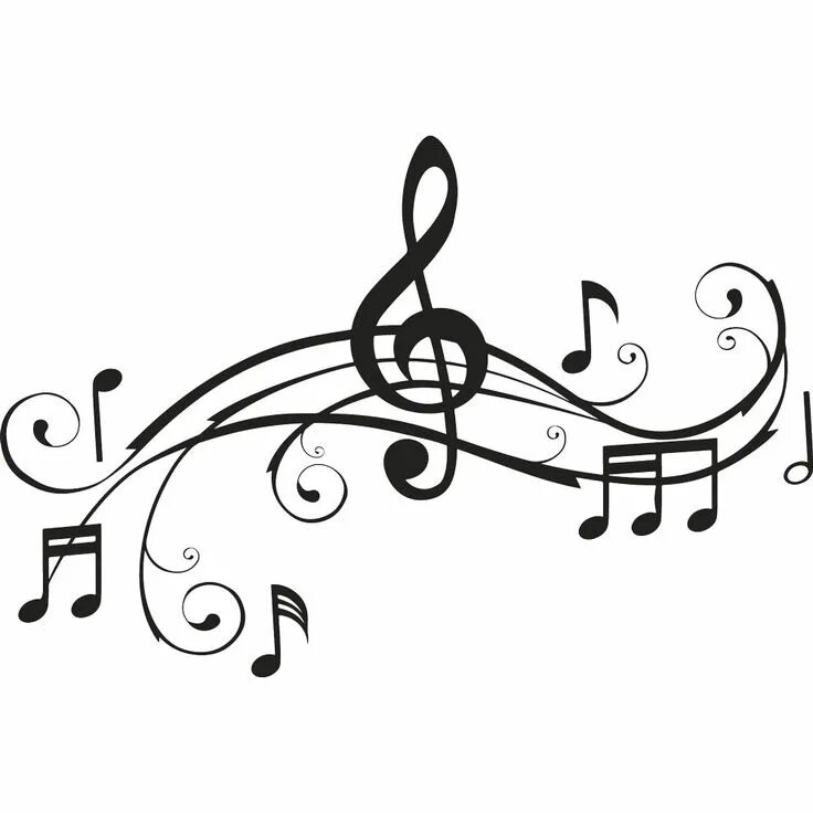 Картинки ноты красивые для оформления node swirls Music notes wall art, Music notes tattoo, Art music