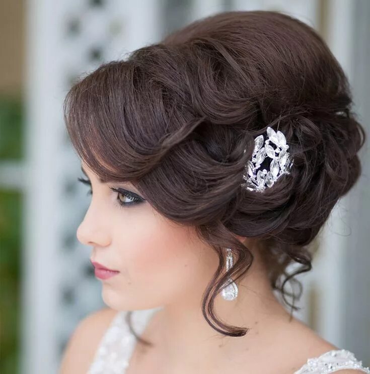 Картинки прически на средние Мастер-классы причесок на средние волосы с фото Unique wedding hairstyles, Retro