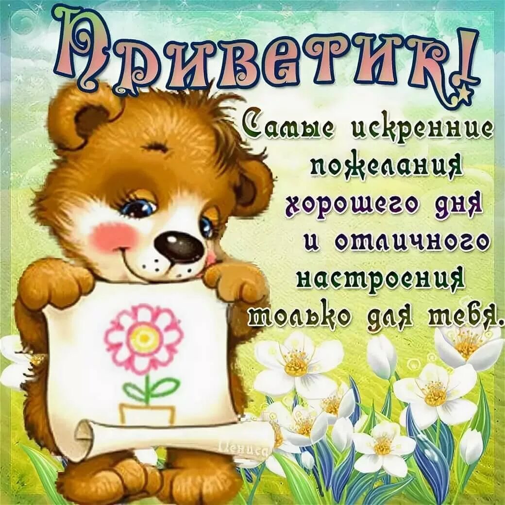 Картинки привет хорошего дня с надписью Открытки с приветом в Доме Солнца - Страница 6