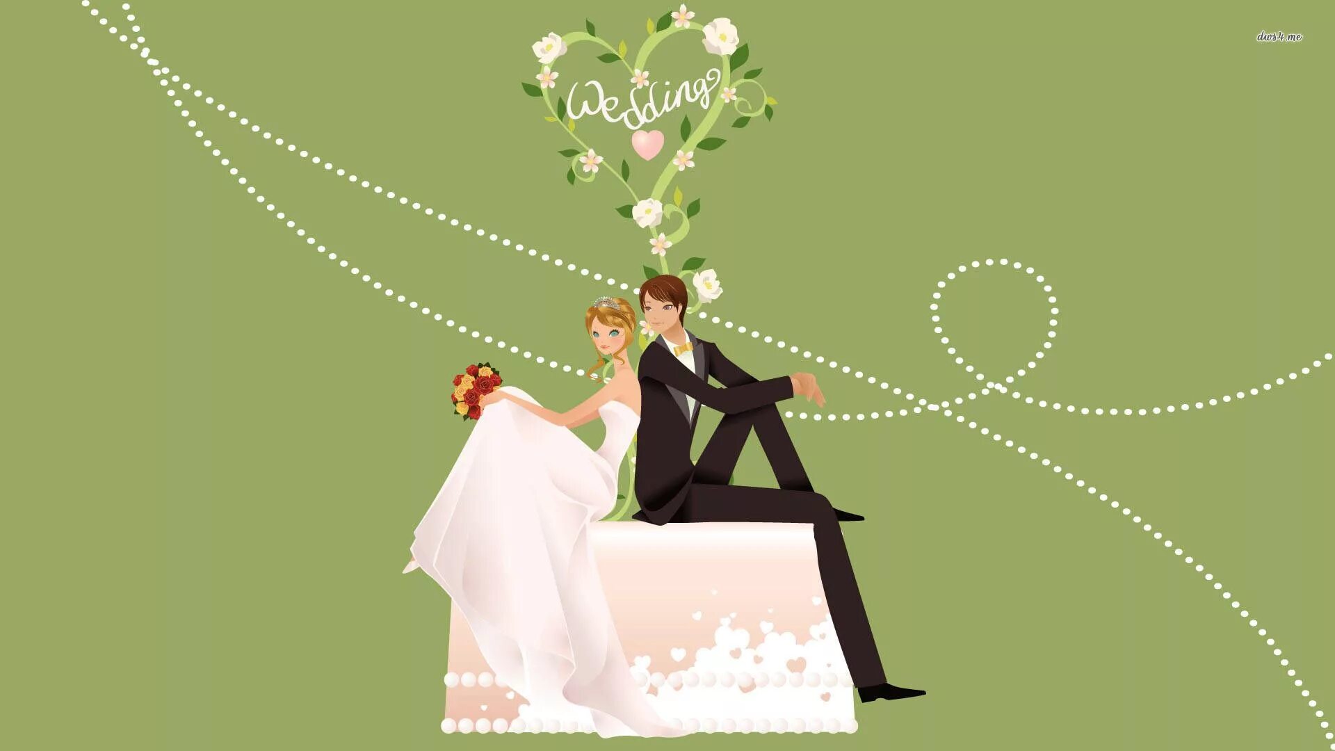 Картинки про свадьбу Just Married Couple HD wallpaper Wedding background wallpaper, Wedding web, Wedd