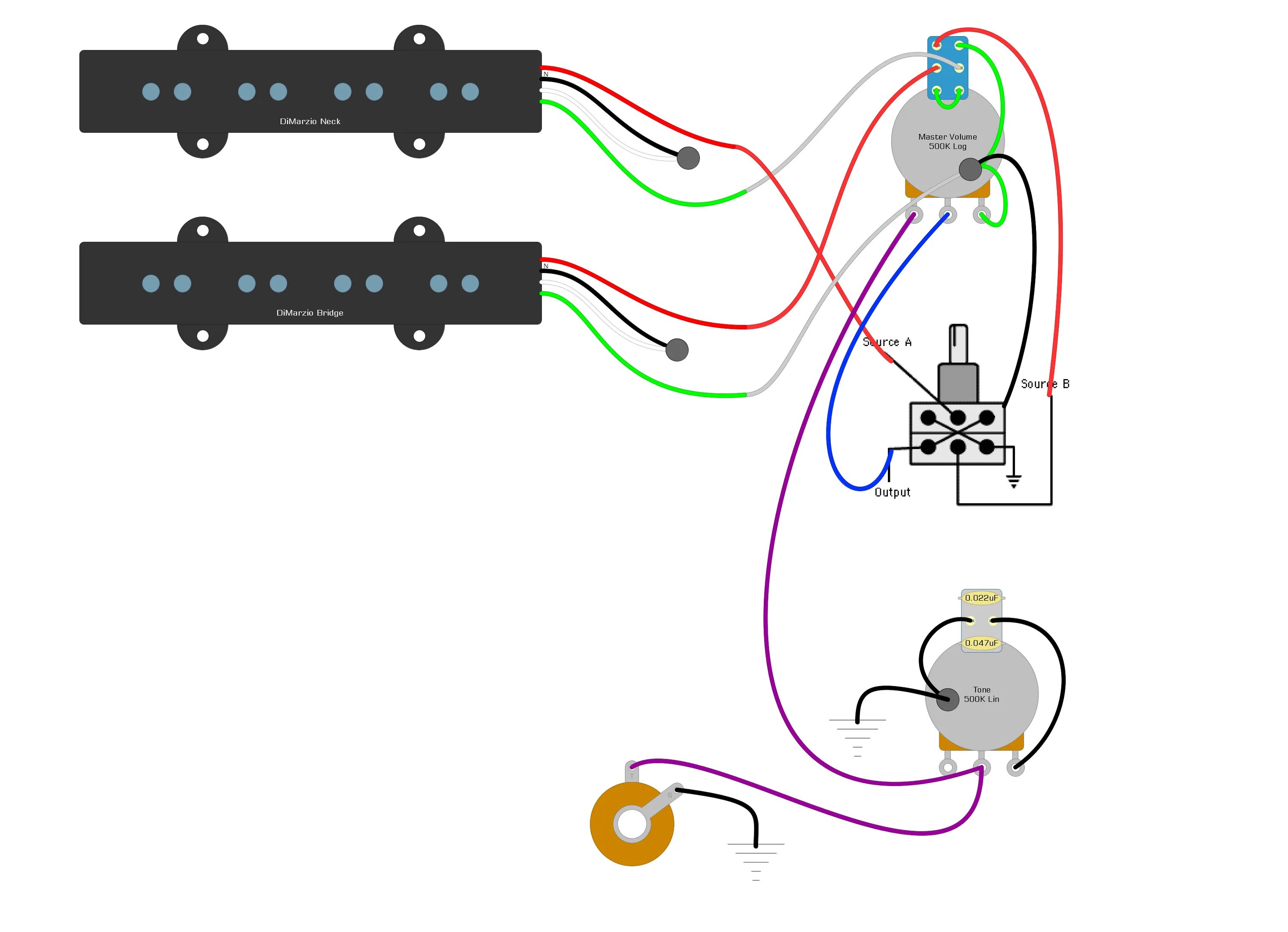 Картинки распайка pick ups - DiMarzio Bass Pickups - Music: Practice & Theory Stack Exchange