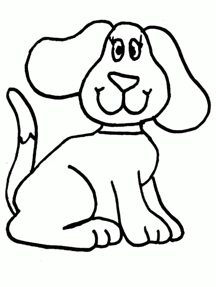 Картинки рисования животных для детей dibujos infantil - Buscar con Google Puppy coloring pages, Dog coloring page, An