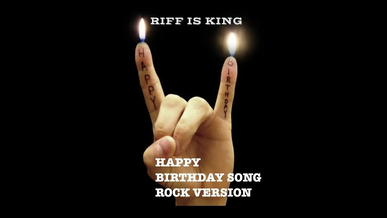 Картинки с дне рождения крутые HAPPY BIRTHDAY SONG - ROCK VERSION RIFF IS KING - YouTube