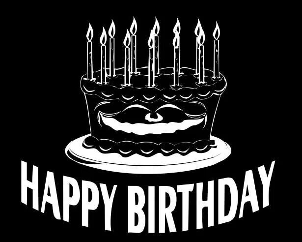 Картинки с днем рождения черные APK Happy Birthday GIFs Cards offline untuk Muat Turun Android