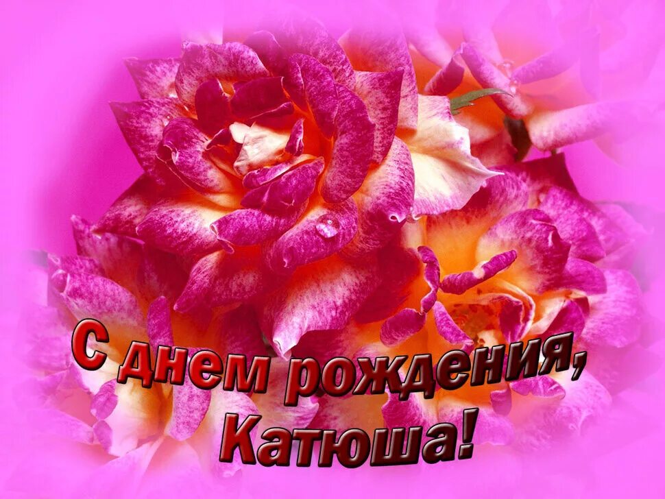Картинки с днем рождения женщине красивые катя Открытки С Днем Рождения, Екатерина (Катя, Катечка)! в Доме Солнца
