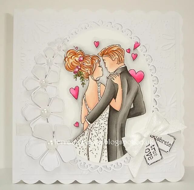 Картинки с днем свадьбы бумажная Mrs B's Blog: Loved Up - Lili of the Valley DT Wedding cards handmade, Wedding a