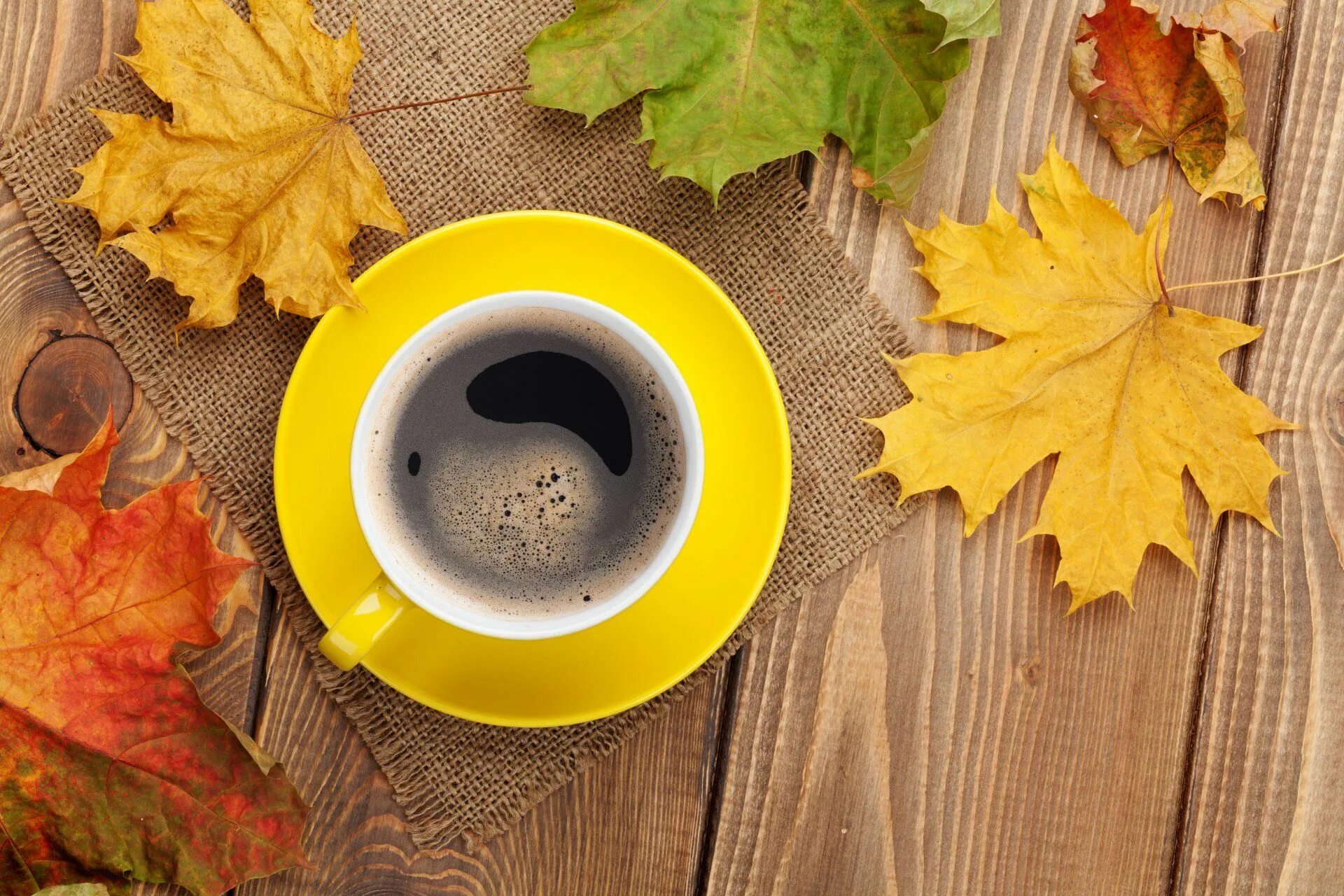 Картинки с добрым осенним утром для ватсап Download Cup Maple Leaf Leaf Food Coffee 4k Ultra HD Wallpaper Coffee wallpaper,