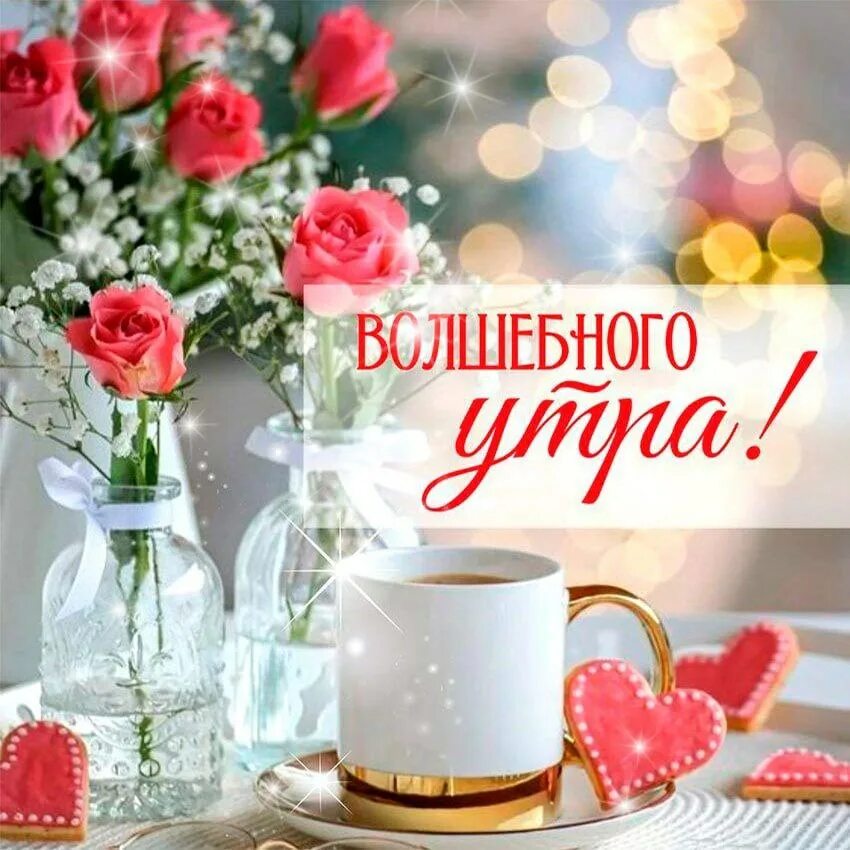 Картинки с добрым утром 2024 года Post #8070 - С Добрым утром Хорошего дня. Открытки и пожелания с добрым утром ве
